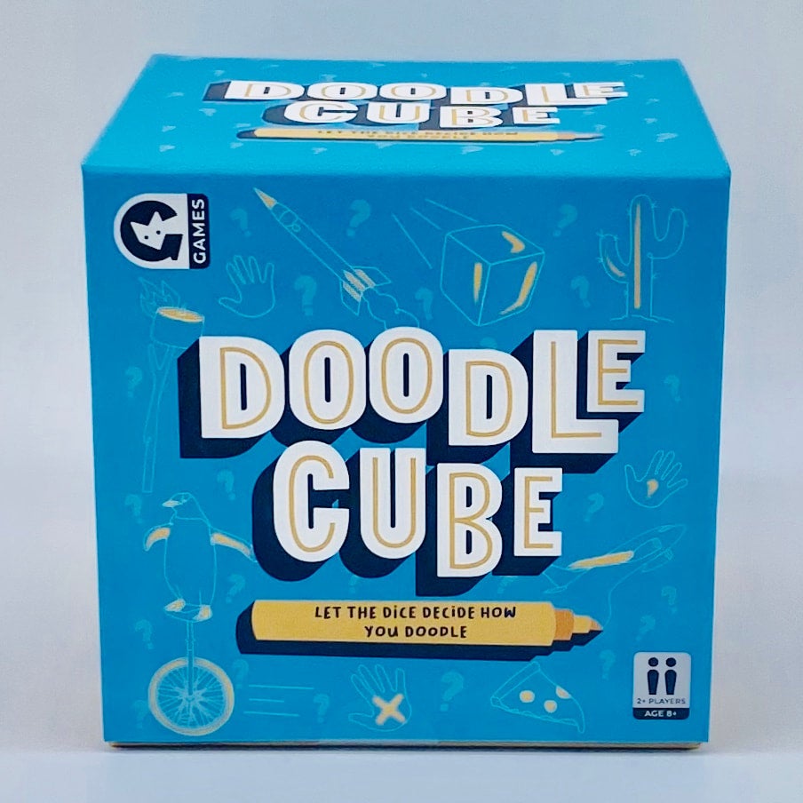 Ginger Fox - Doodle Cube Drawing Game Set. Addition to Board Games and  Party Games. Fun Games for Family Game Night, Parties and More. Includes